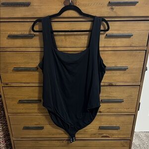 Old Navy Black Scoop Neck Bodysuit - 3X